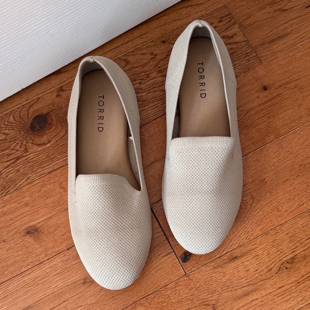 torrid Knit Slip-On Loafers in Light Beige - Picture 2 of 4